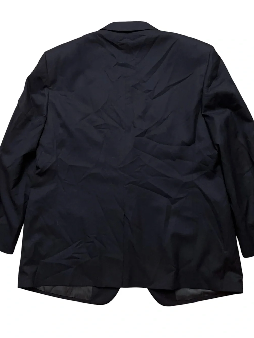 Brooks Brothers 346 Blazer Jacket 48R Wool Gold Button Constructured Black